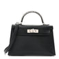 Chevre Chamkila Lizard Mini Kelly Sellier Touch 20 Black Ombre