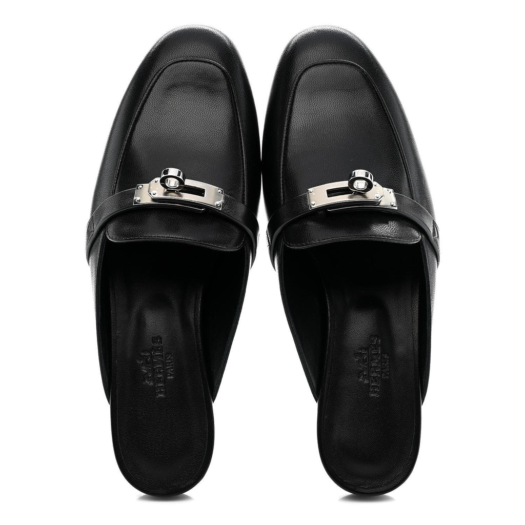 Goatskin Oz Mules 35 Black