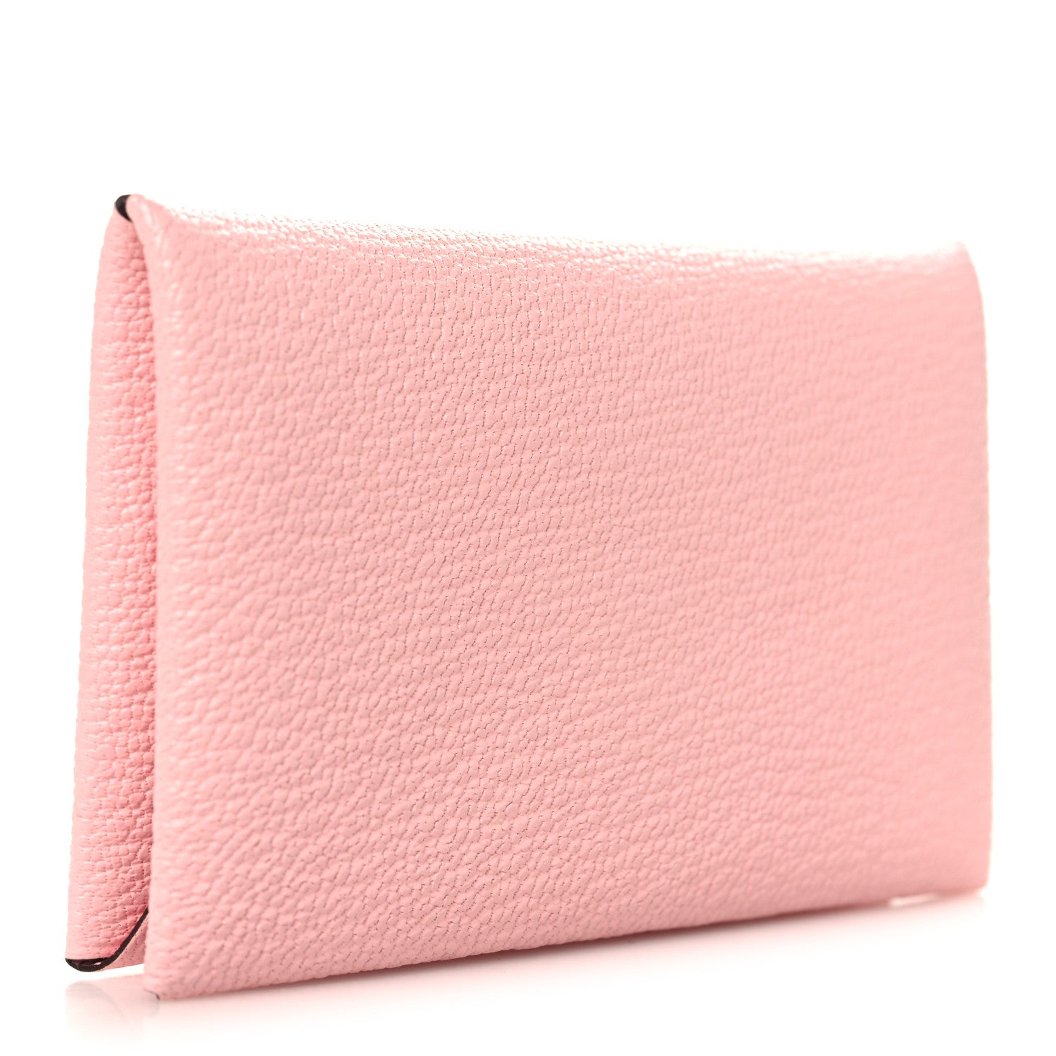 Chevre Mysore Calvi Card Case Rose Darling