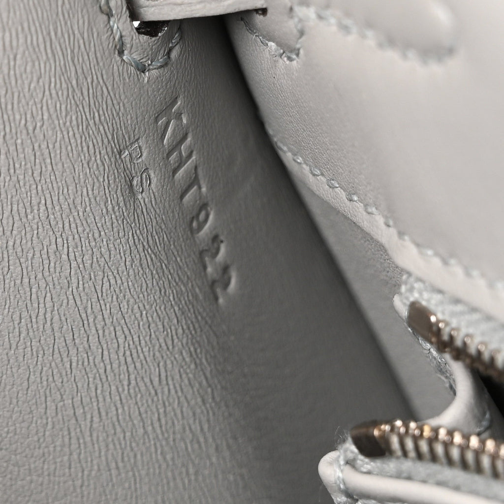 Toile H Swift Kelly Sellier 25 Ecru Bleu Glacier