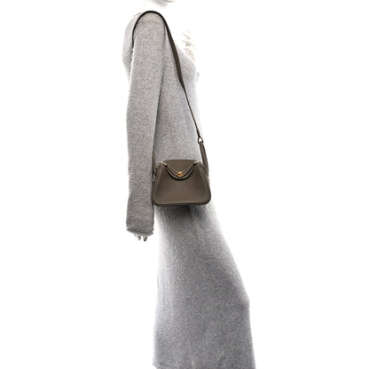 Taurillon Clemence Mini Lindy 20 Etoupe