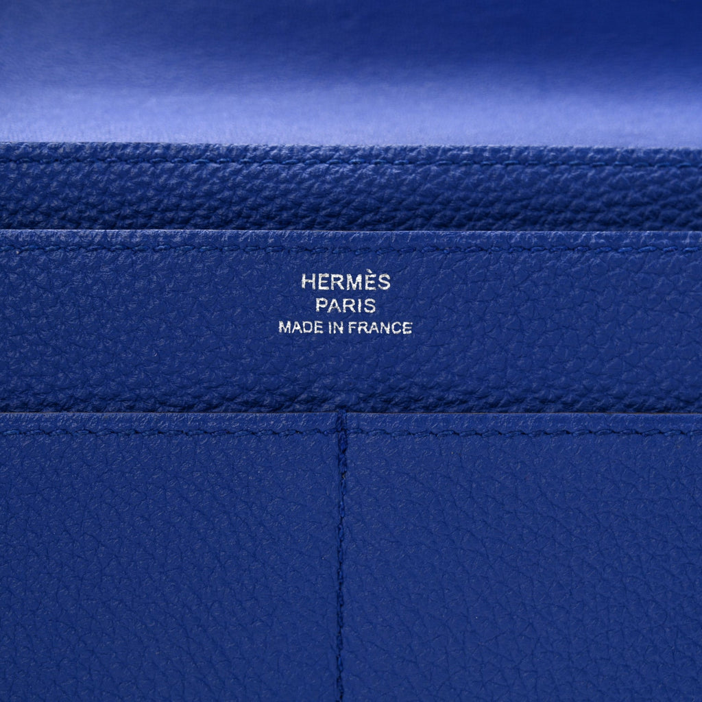 Togo Dogon Duo Wallet Bleu Electrique