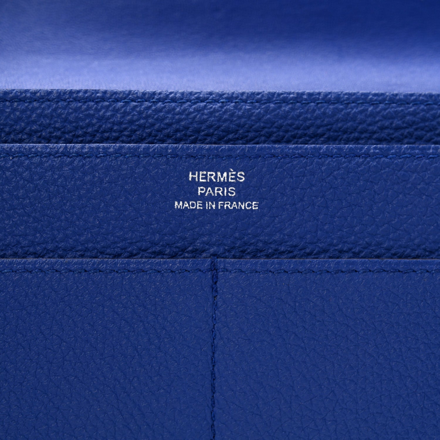 Togo Dogon Duo Wallet Bleu Electrique