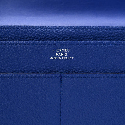 Togo Dogon Duo Wallet Bleu Electrique