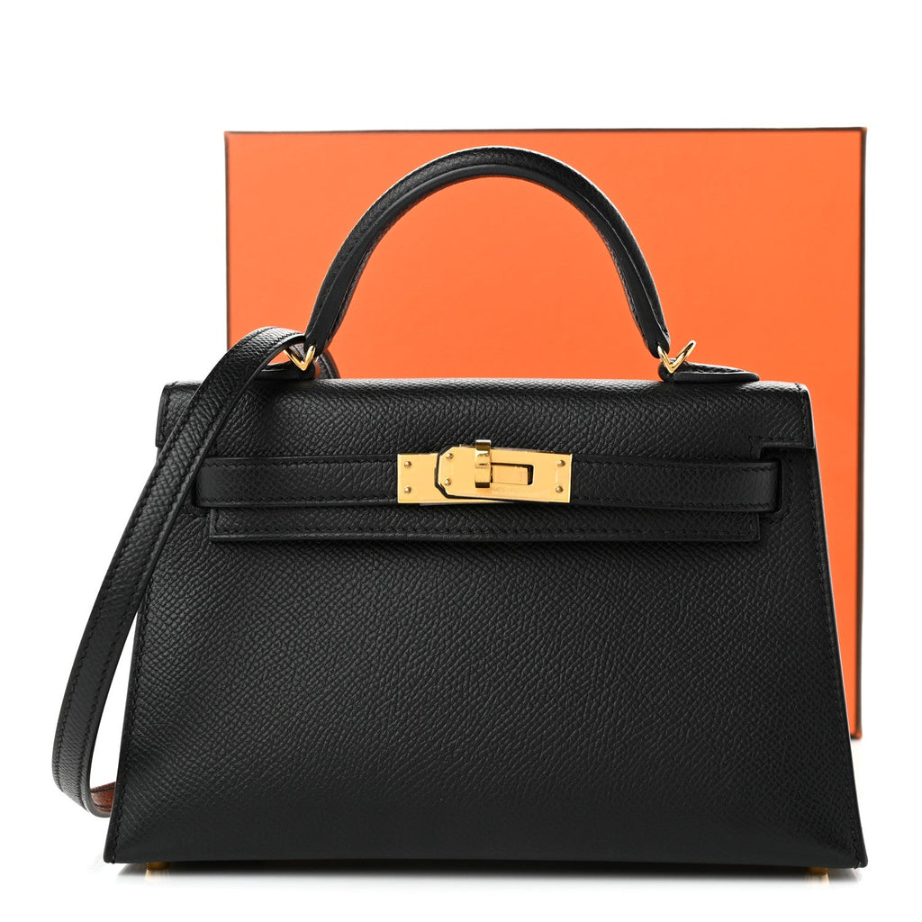 Epsom Mini Kelly Sellier 20 Black