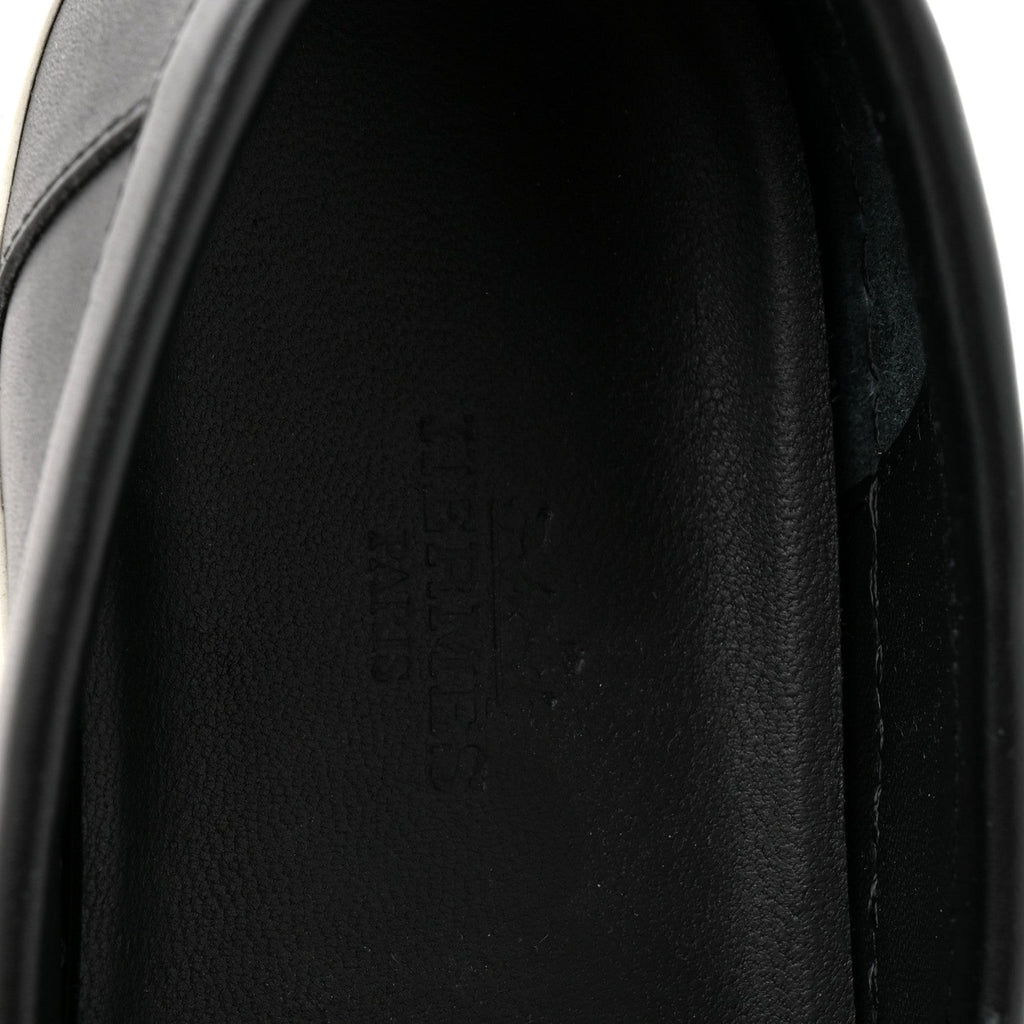 Calfskin Game Slip On Sneakers 38 Black