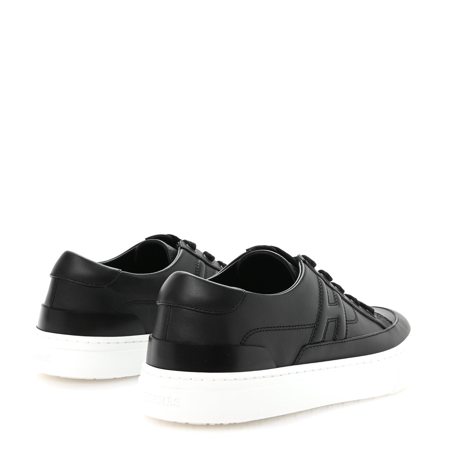 Calfskin Deep Sneakers 36 Black