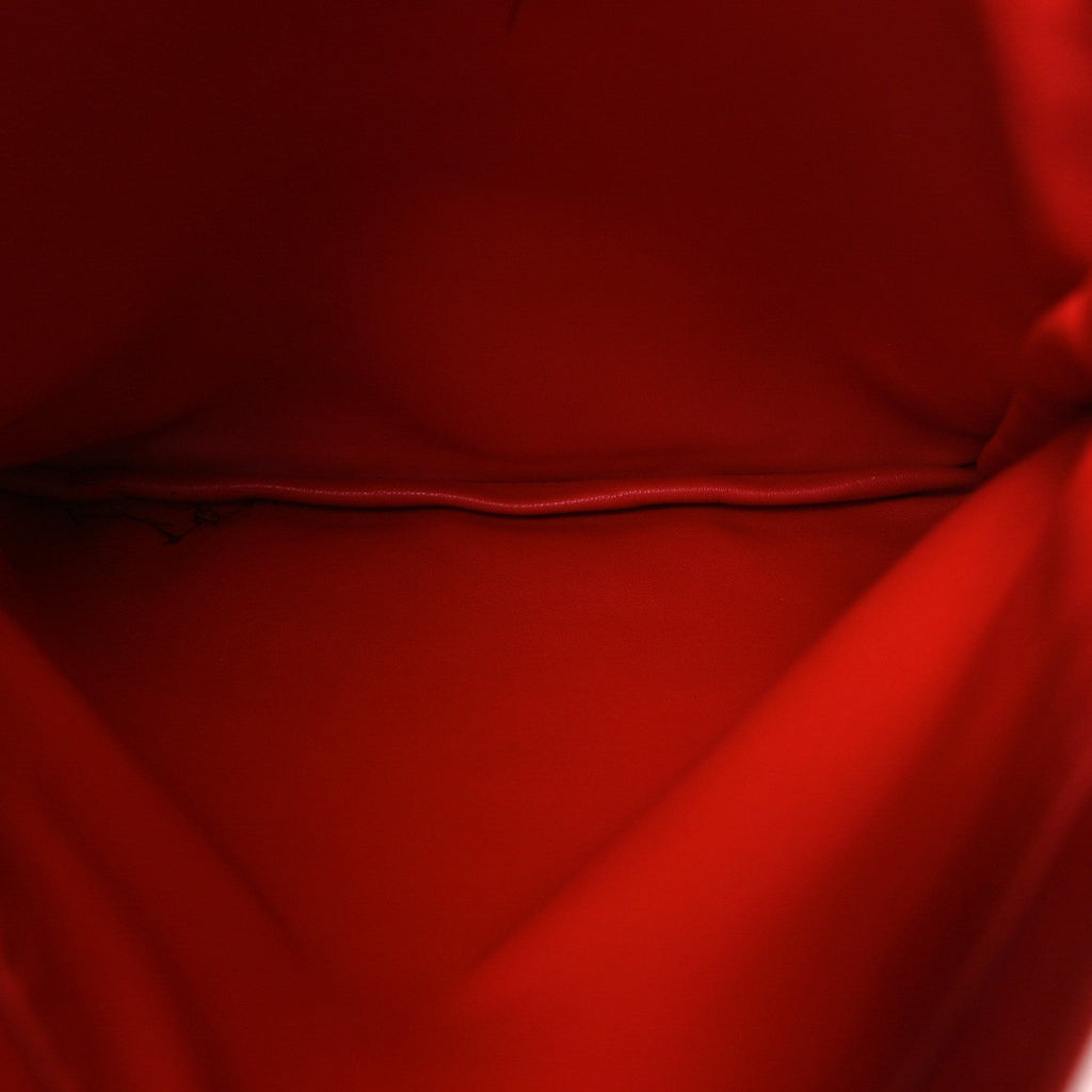 Lambskin Clou De Selle Pouch Rouge
