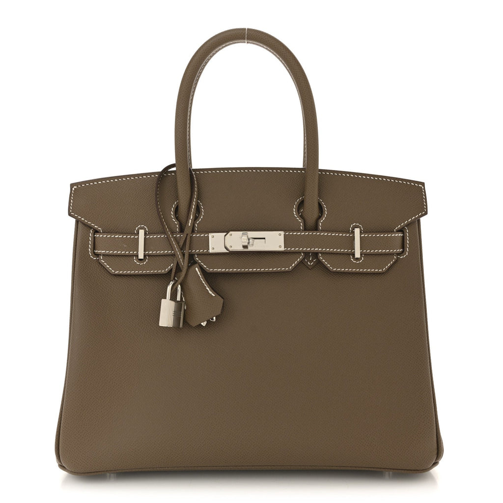 Epsom Birkin 30 Etoupe