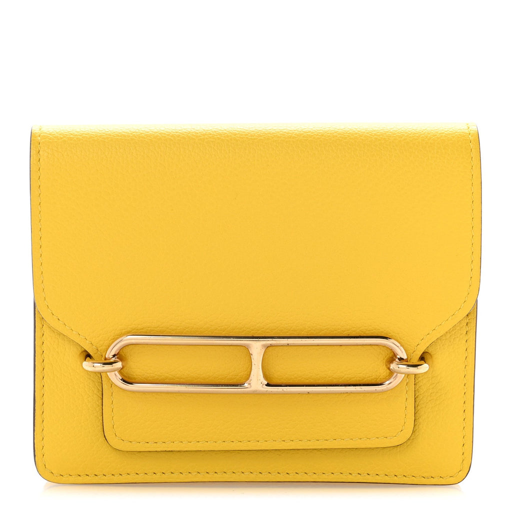 Evercolor Roulis Slim Wallet Jaune De Naples