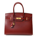 Box Birkin Sellier 30 Rouge H