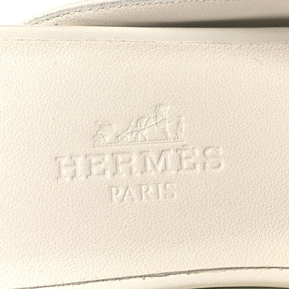 Calfskin Womens Groupie Mules White