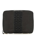 Canvas Herline Zip Wallet Grey