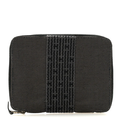 Canvas Herline Zip Wallet Grey