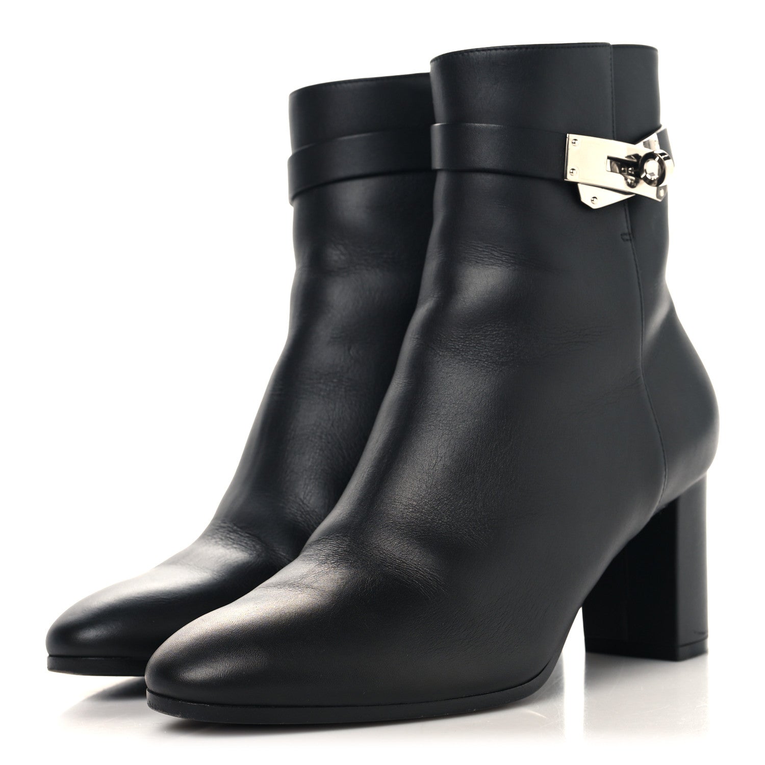 Calfskin Saint Germain Ankle Boots 37 Black