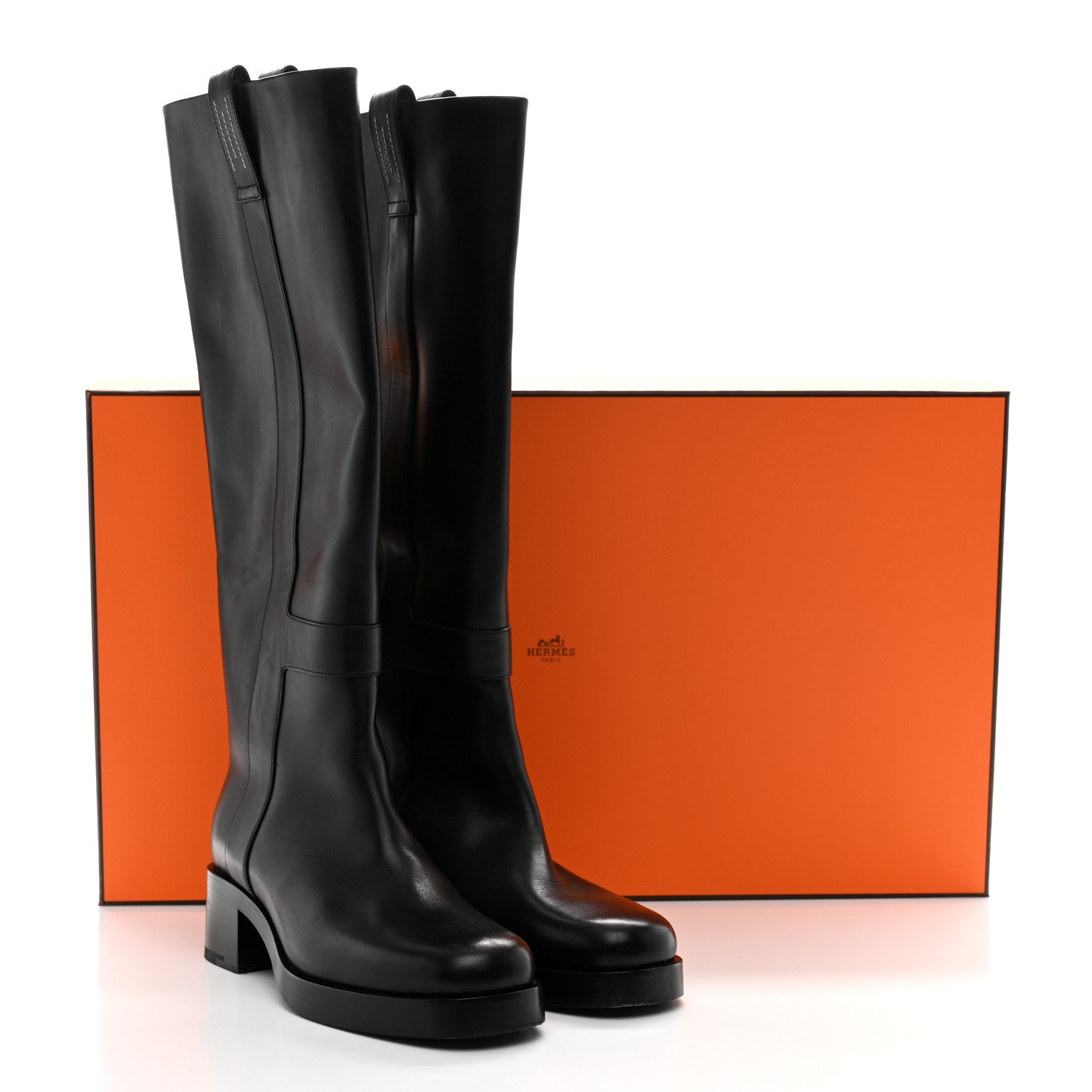 Box Riding Boots 41 Black