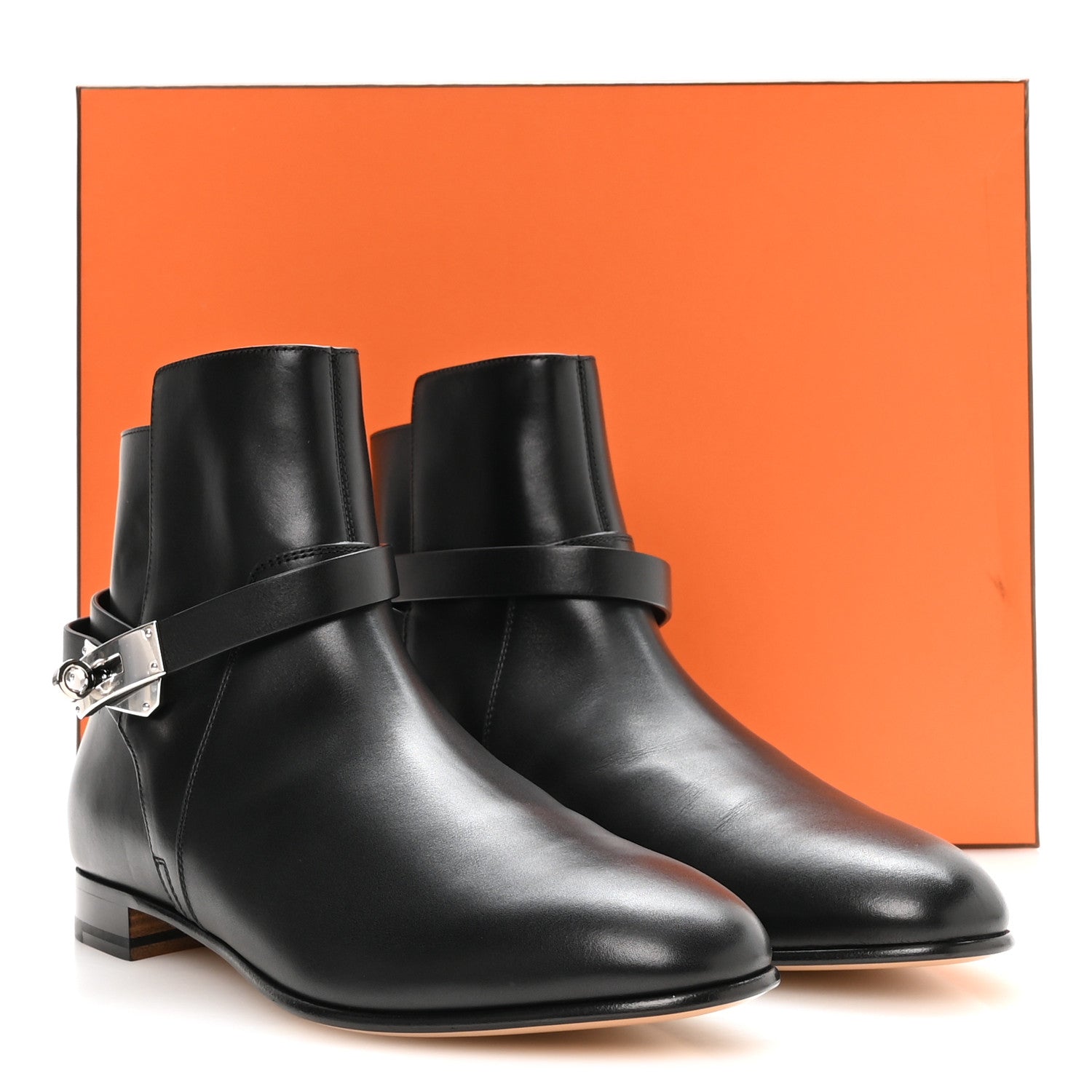 Calfskin Neo Low Boots 41 Black
