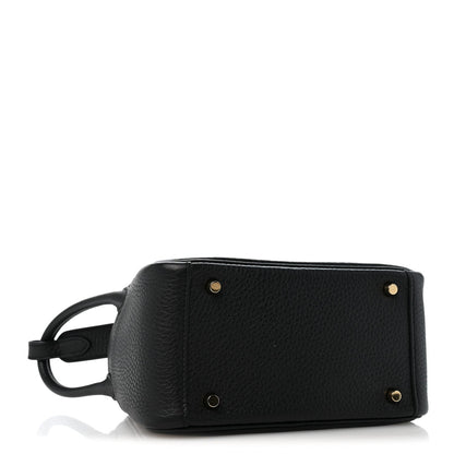 Taurillon Clemence Mini Lindy 20 Black