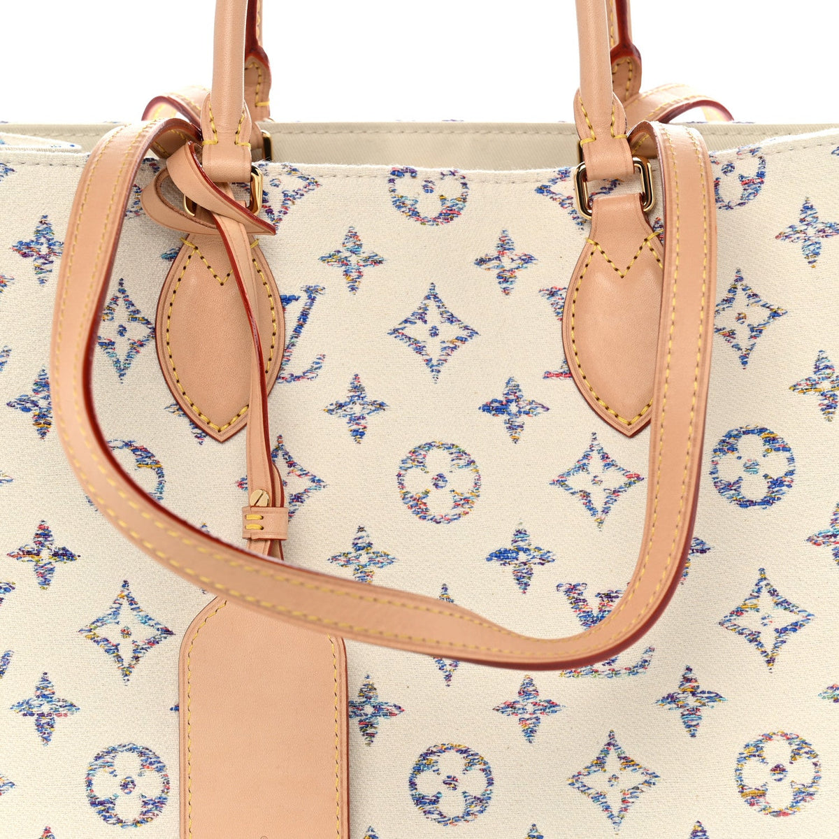 Monogram Jacquard Nautical Onthego MM Multicolor Beige