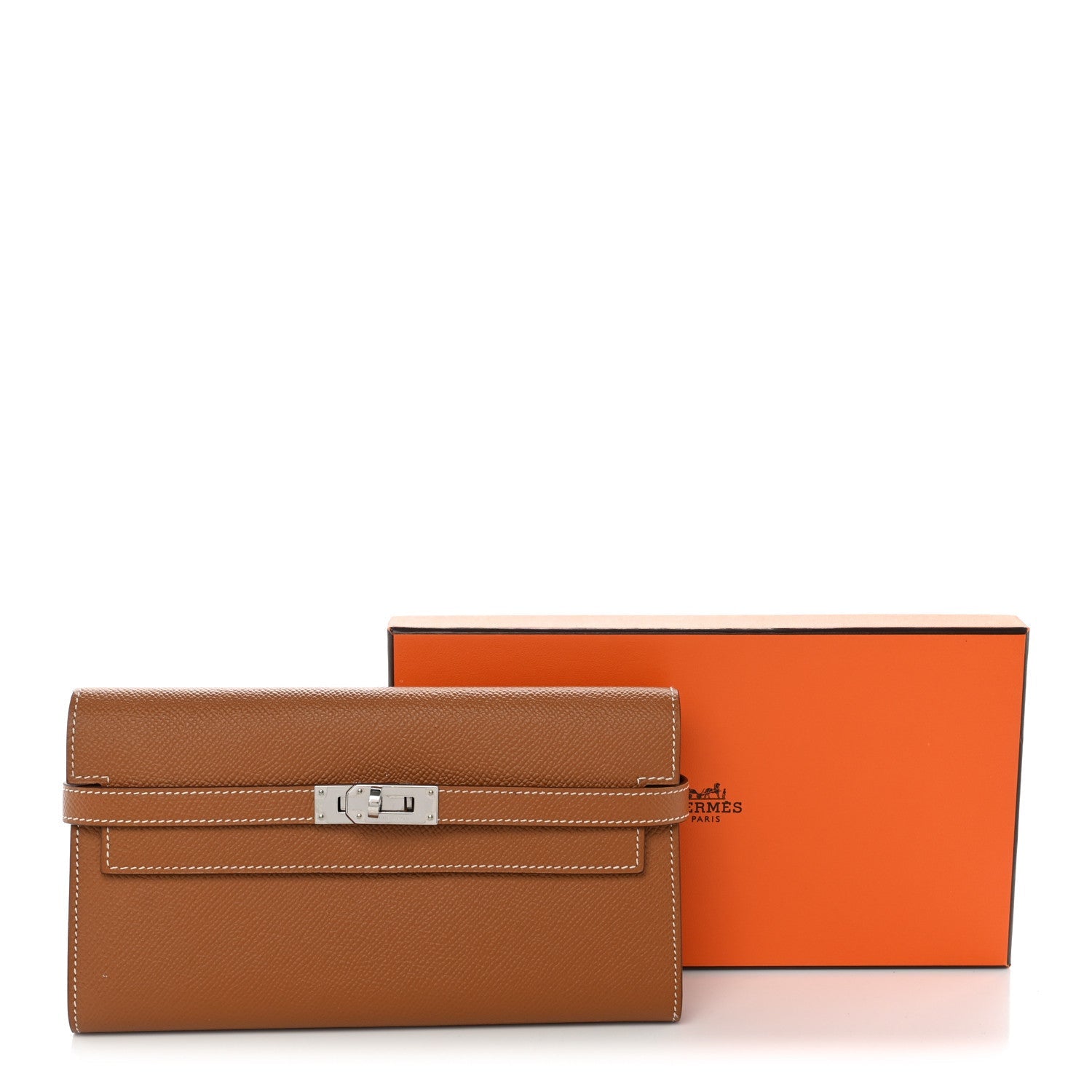 Epsom Kelly Longue Wallet Gold