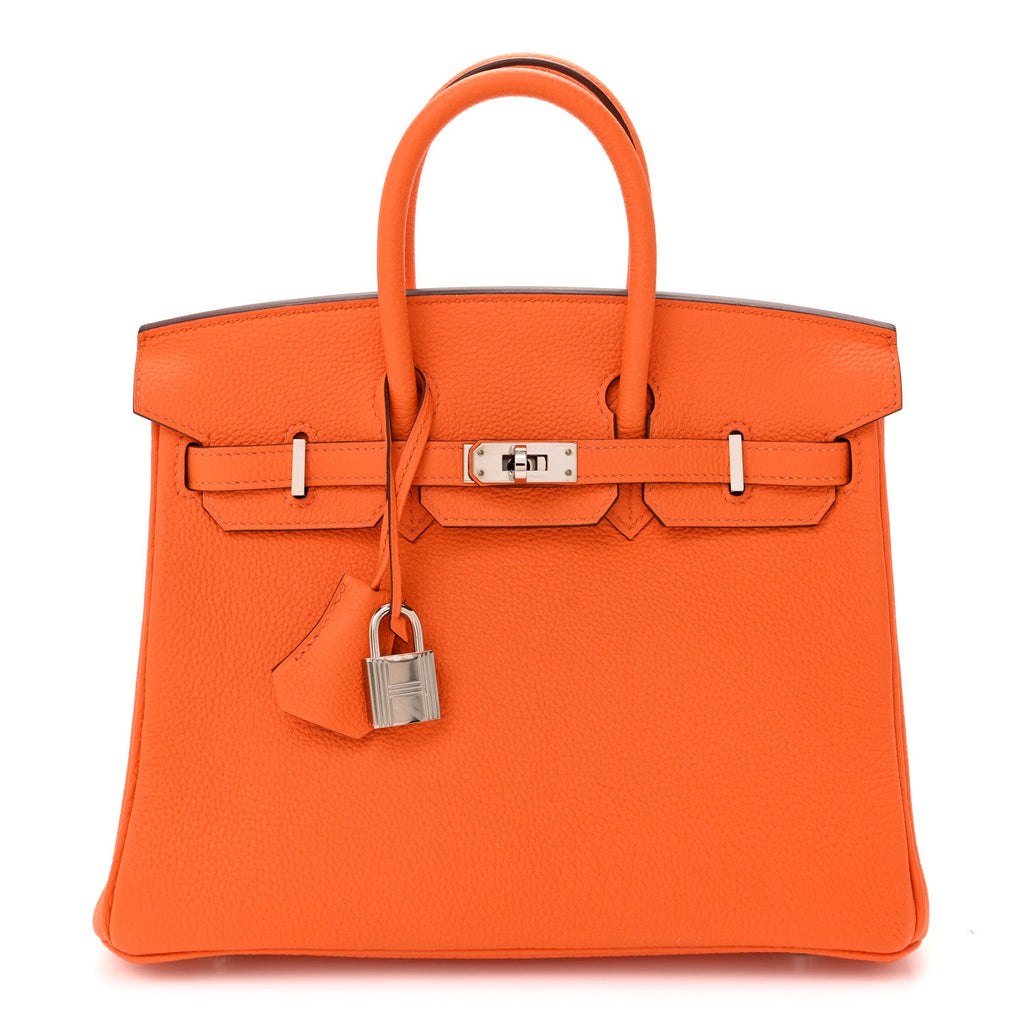 Togo Birkin 25 Orange Minium