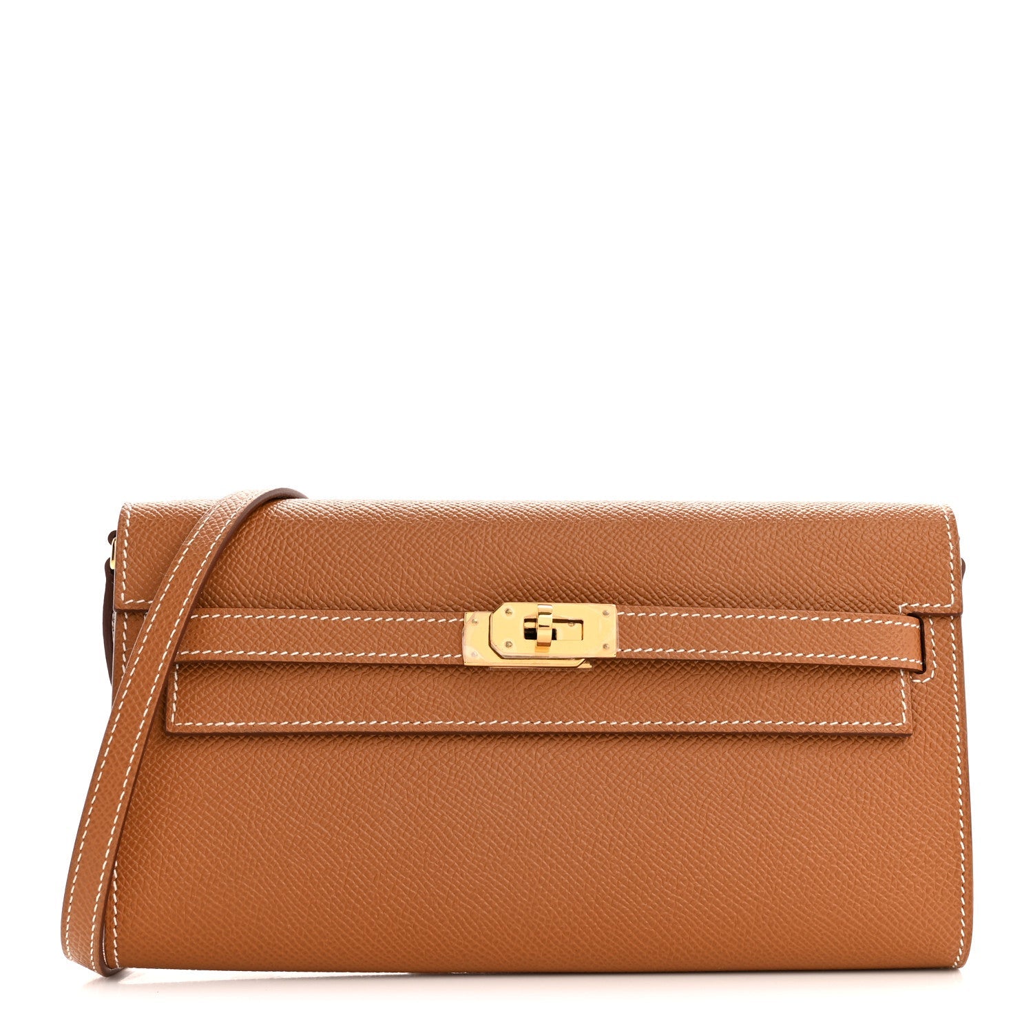Epsom Kelly Wallet To Go Gold