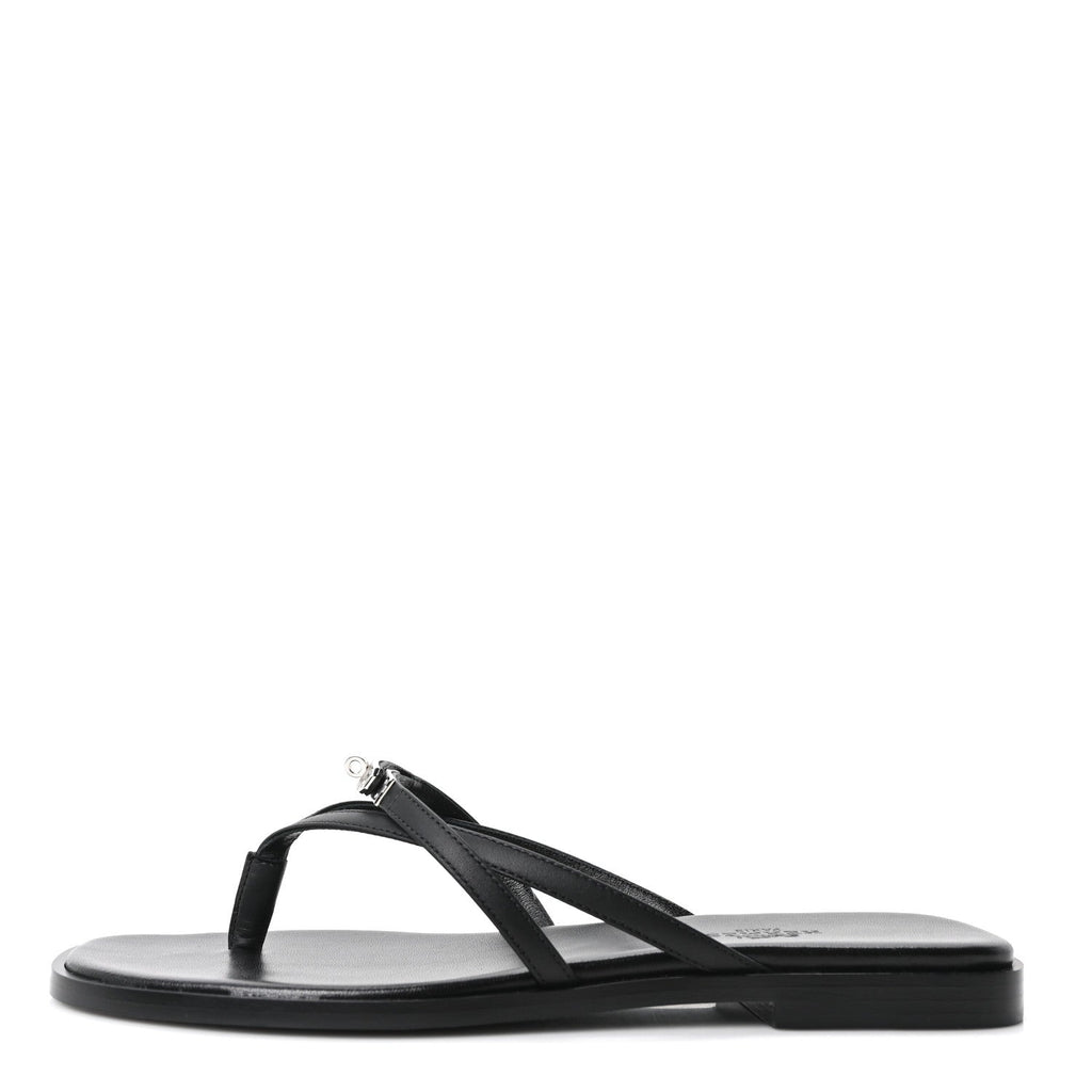 Calfskin Miss Sandals 37 Black