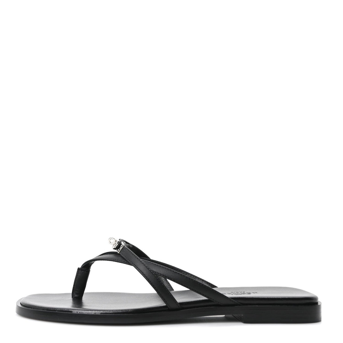 Calfskin Miss Sandals 37 Black