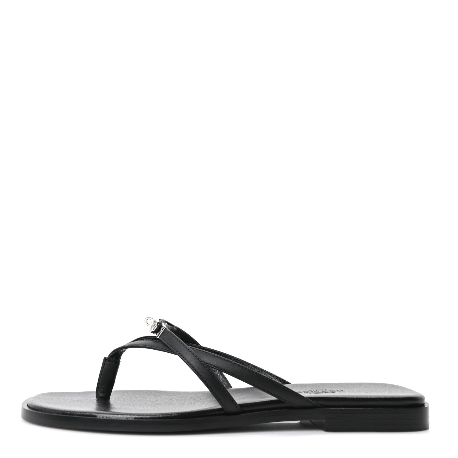 Calfskin Miss Sandals 37 Black