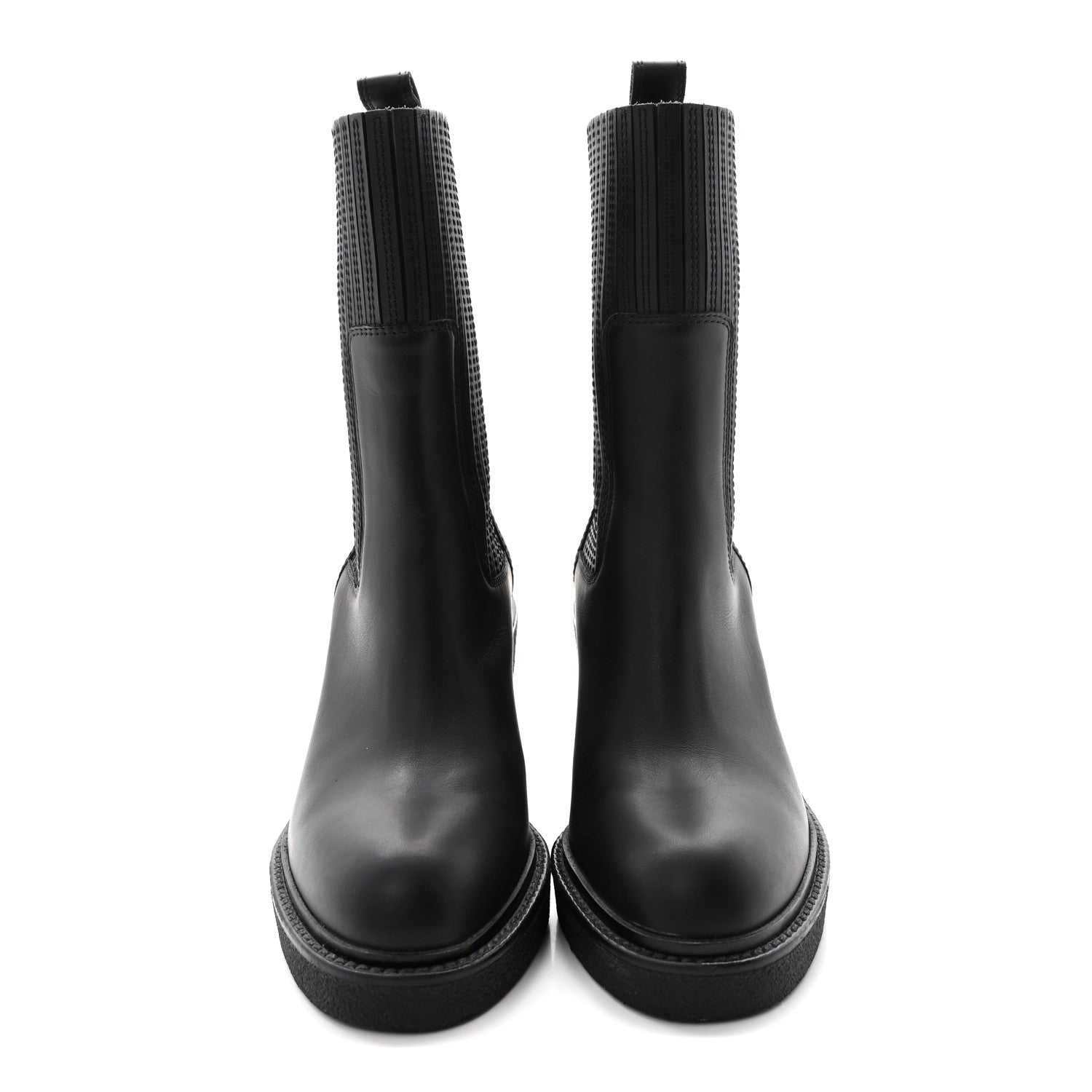 Calfskin Donia 70 Ankle Boots 36 Black