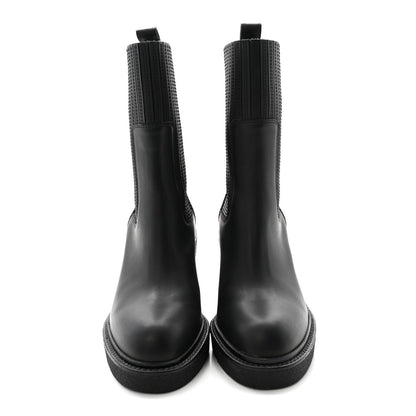 Calfskin Donia 70 Ankle Boots Black