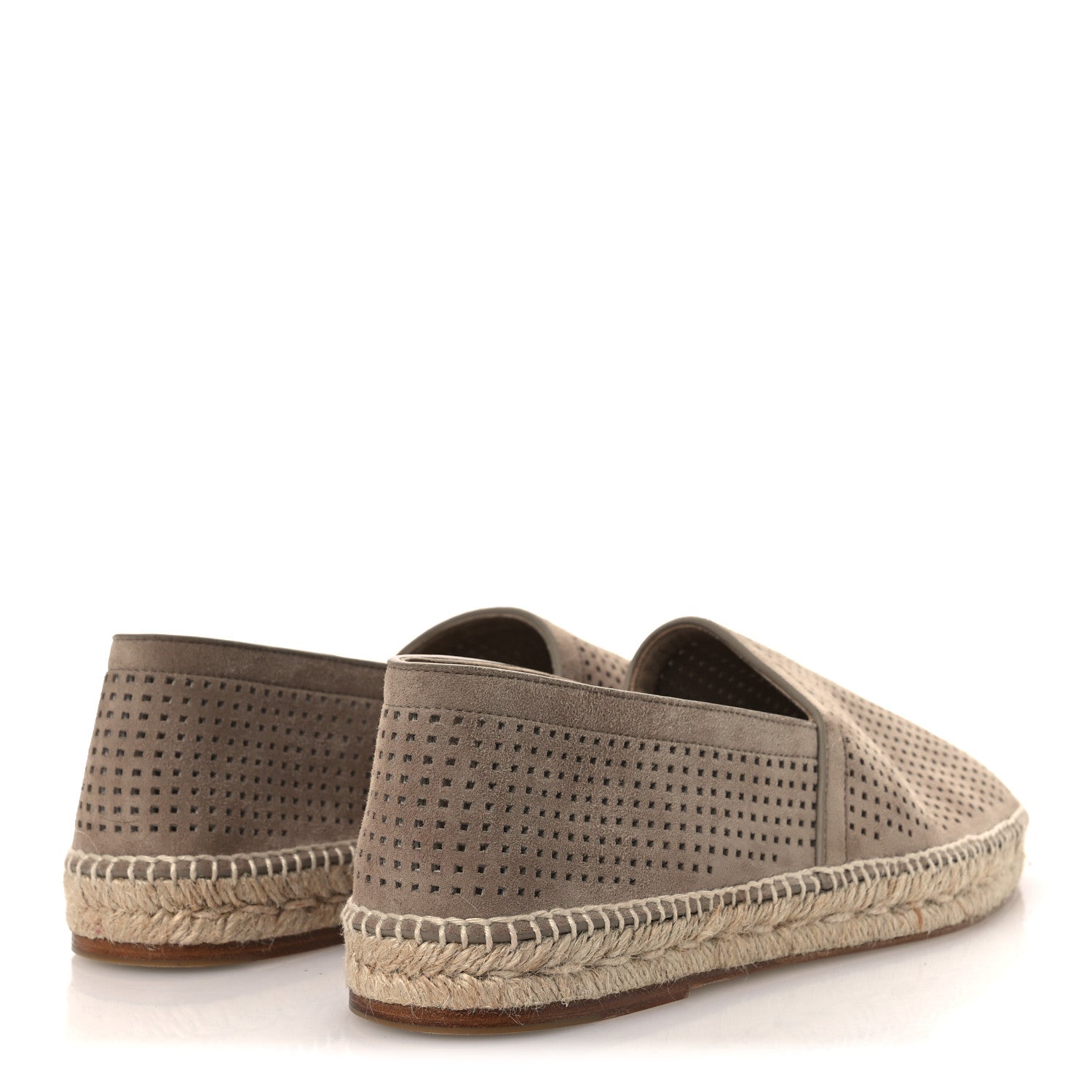 Suede Goatskin Mens Enrique Espadrilles 42 Beige Sable