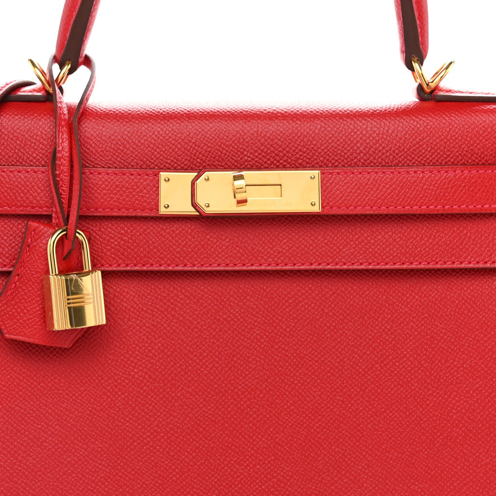 Epsom Kelly Sellier 28 Rouge Casaque