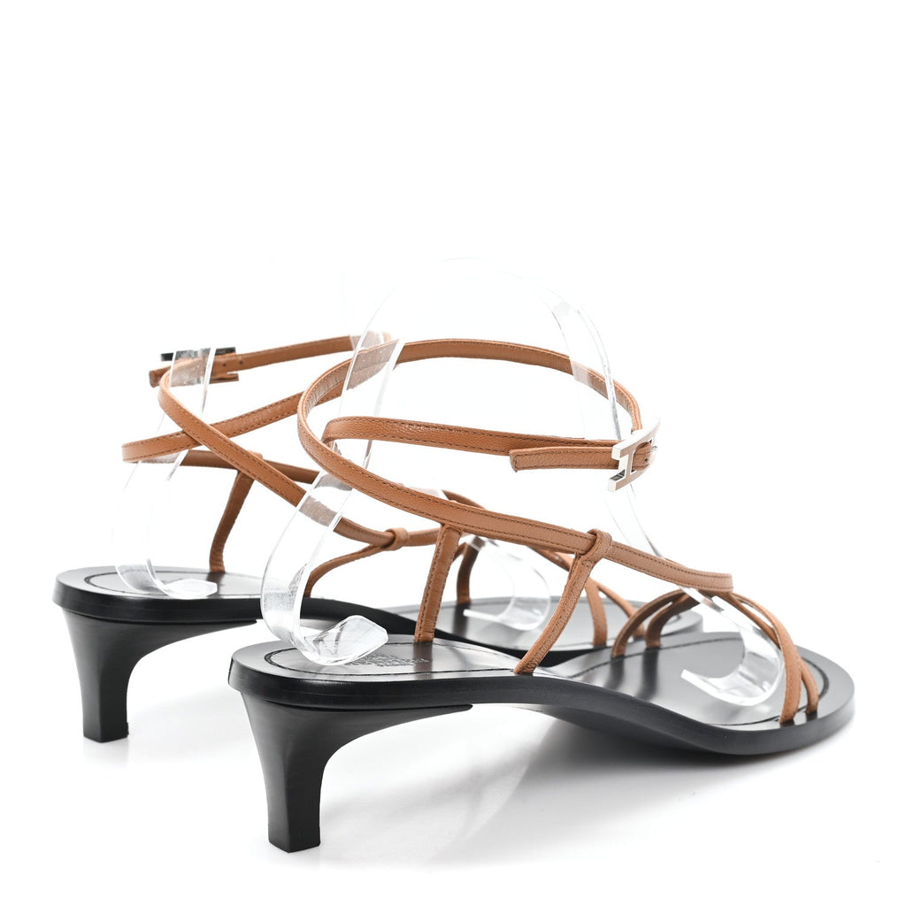 Calfskin Muse 40 Sandal 40 Natural