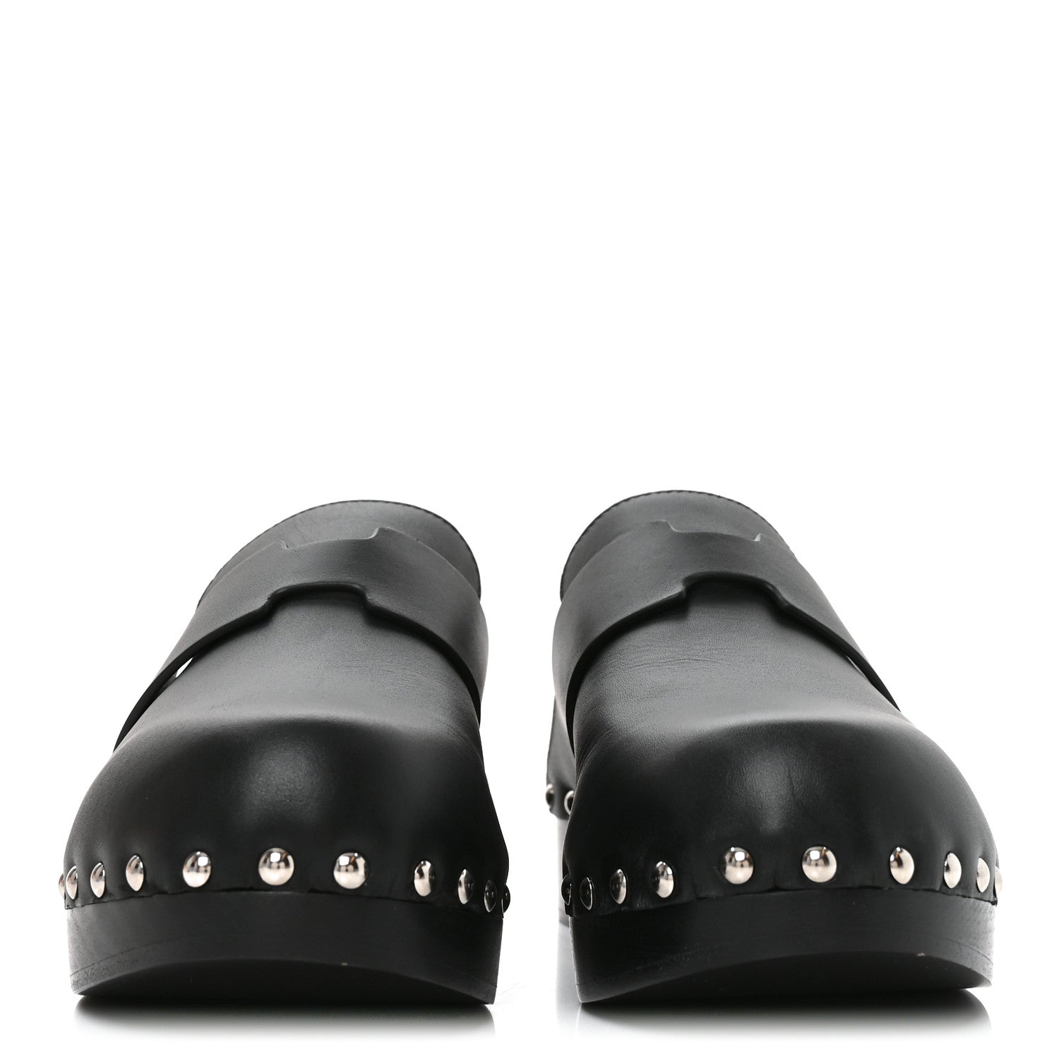 Calfskin Calya Mules 37 Black