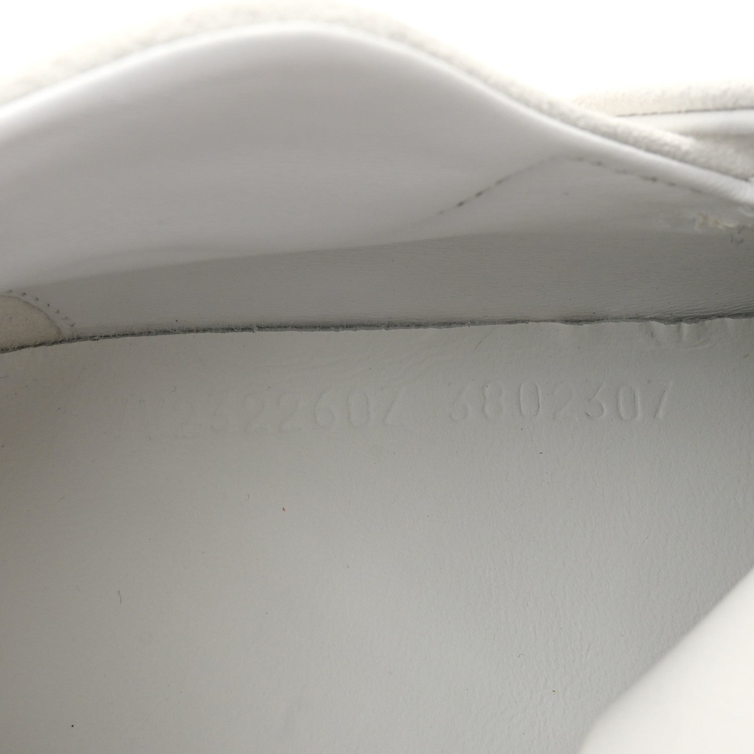 Suede Goatskin Mesh Fabric H Sneakers 38 White