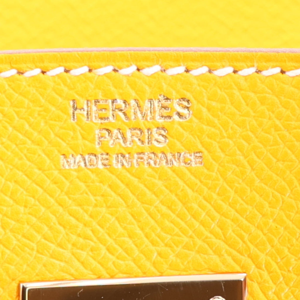 Epsom Candy Birkin 30 Jaune D'Or Feu