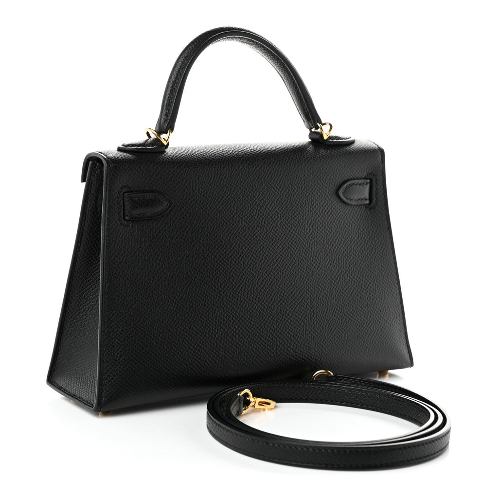 Epsom Mini Kelly Sellier 20 Black
