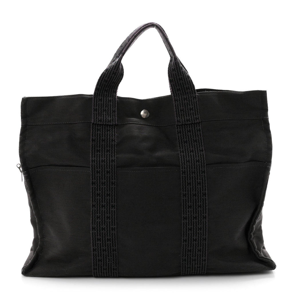 Canvas Herline PM Tote Grey