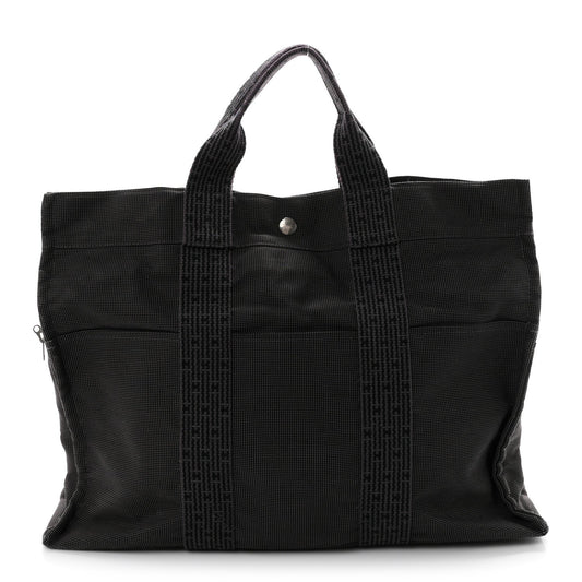 Canvas Herline PM Tote Grey