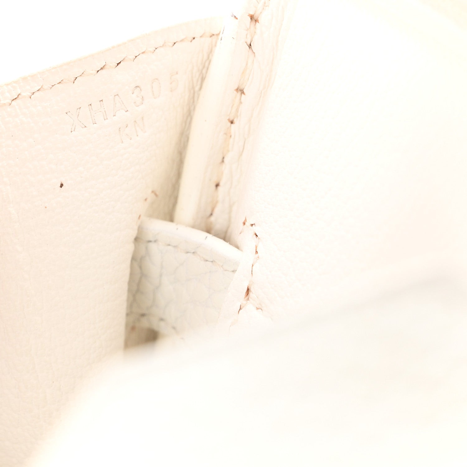 Taurillon Clemence Birkin 30 White