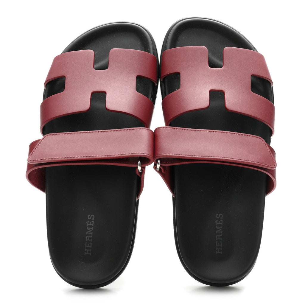 Calfskin Womens Chypre Sandals 36 Rouge H