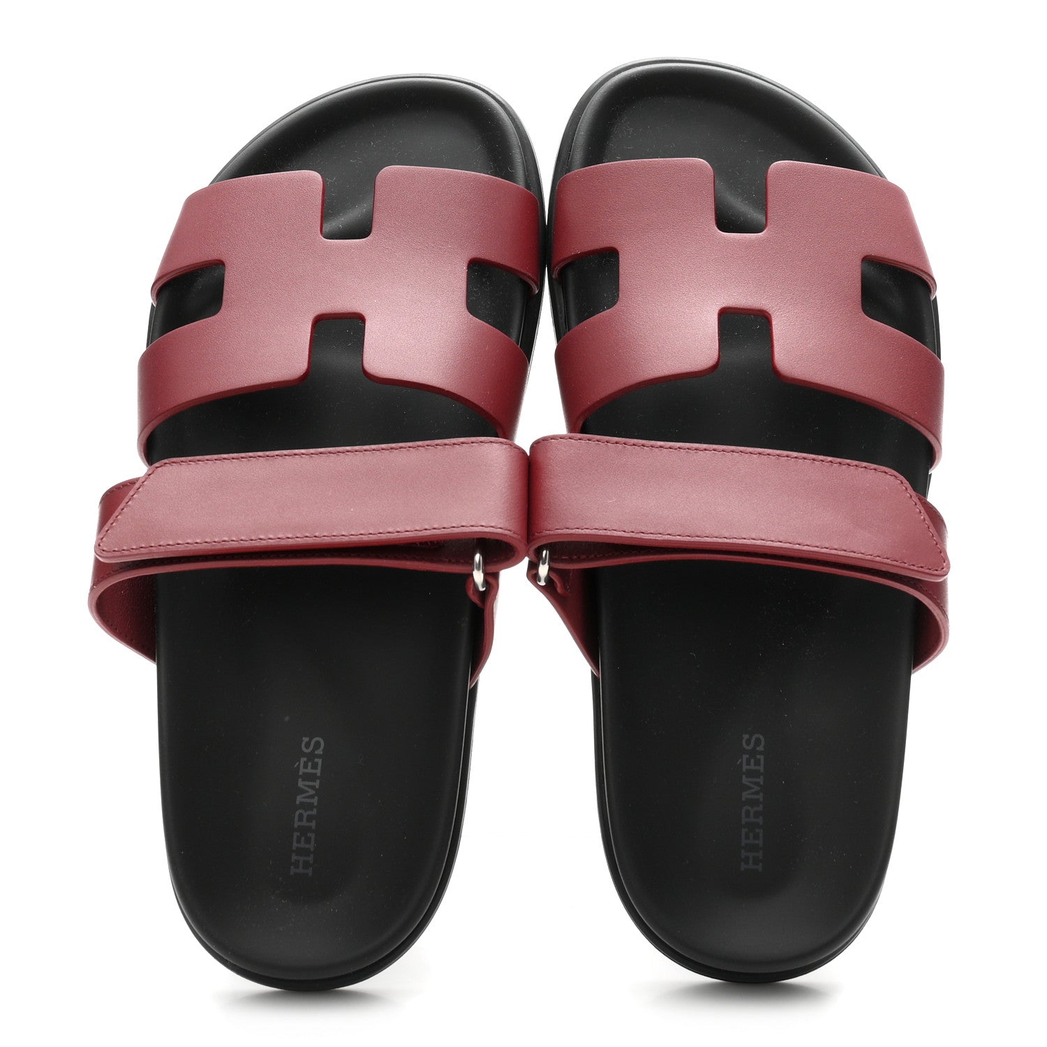 Calfskin Womens Chypre Sandals 36 Rouge H