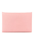 Chevre Mysore Calvi Card Case Rose Darling
