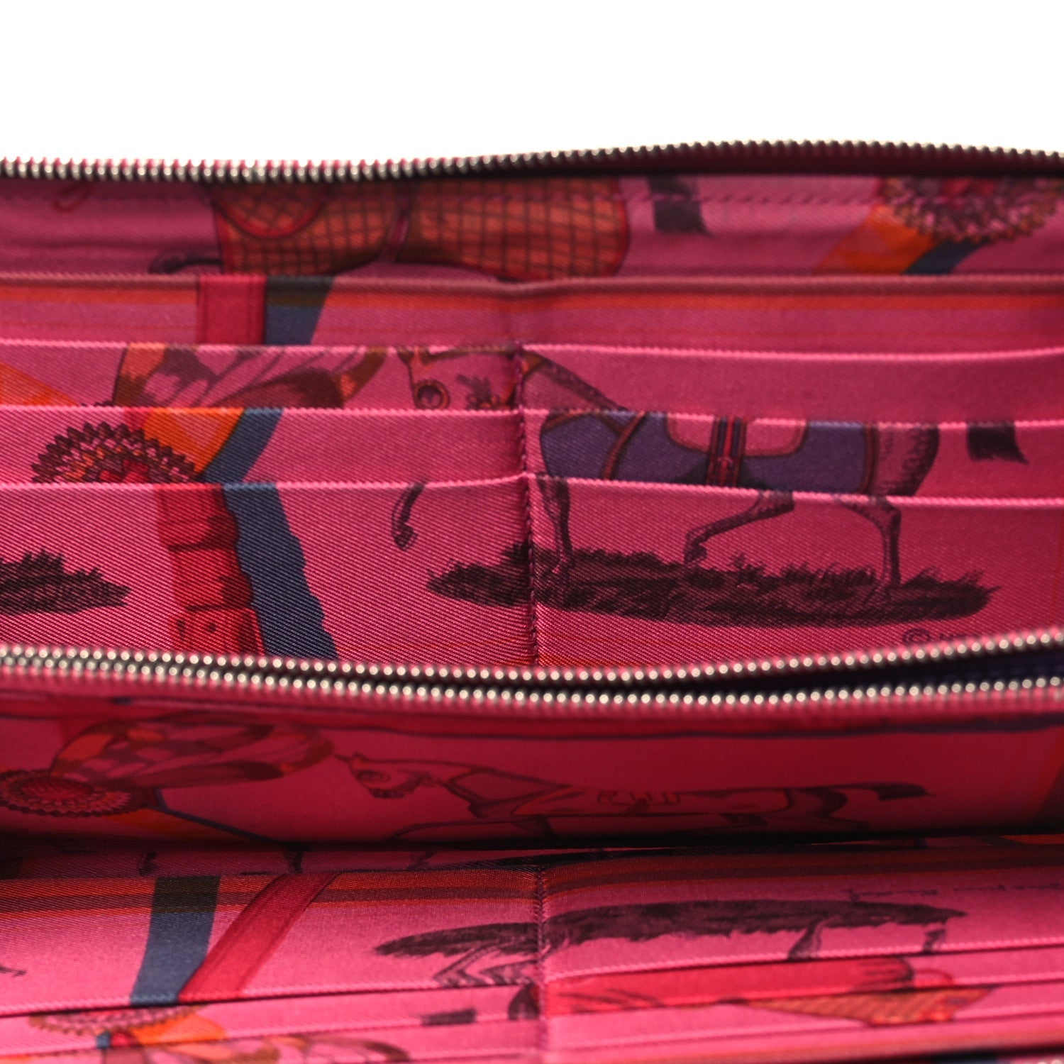 Epsom Silk'In Wallet Capucine