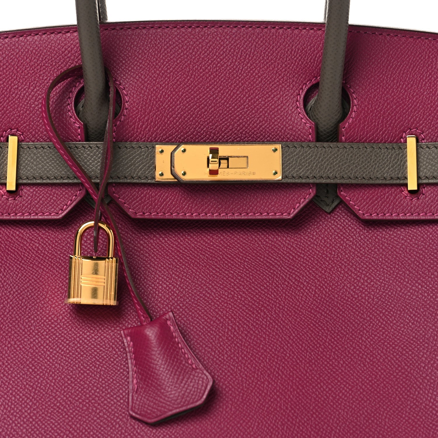 Epsom Horseshoe Birkin 30 Rose Poupre Etain