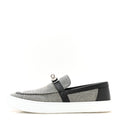 Toile De Coton Calfskin Game Slip On Sneakers 42.5 Prunoir Black