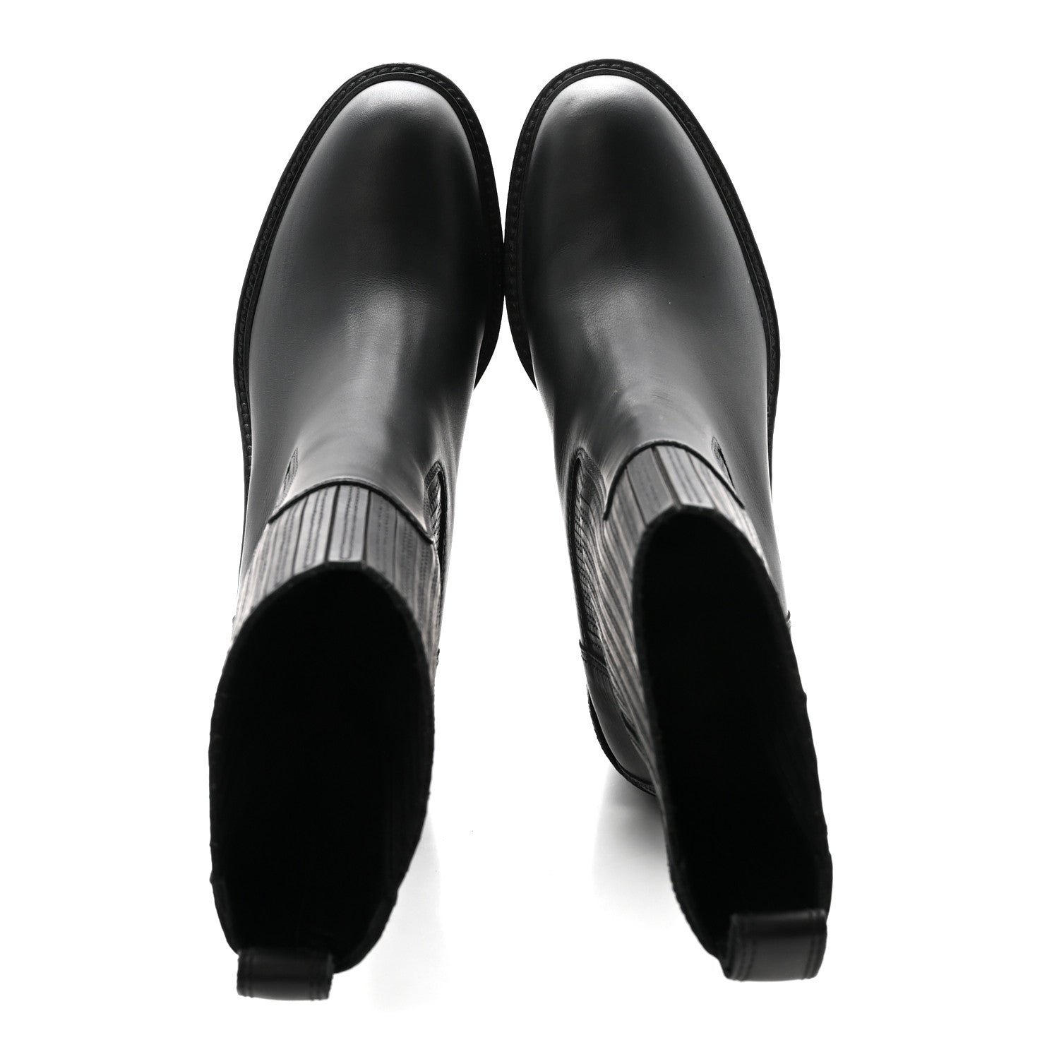 Calfskin Donia 70 Ankle Boots 36 Black