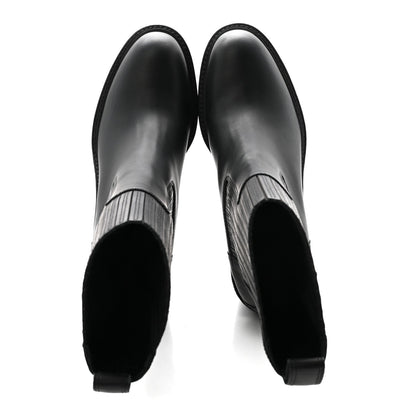 Calfskin Donia 70 Ankle Boots Black