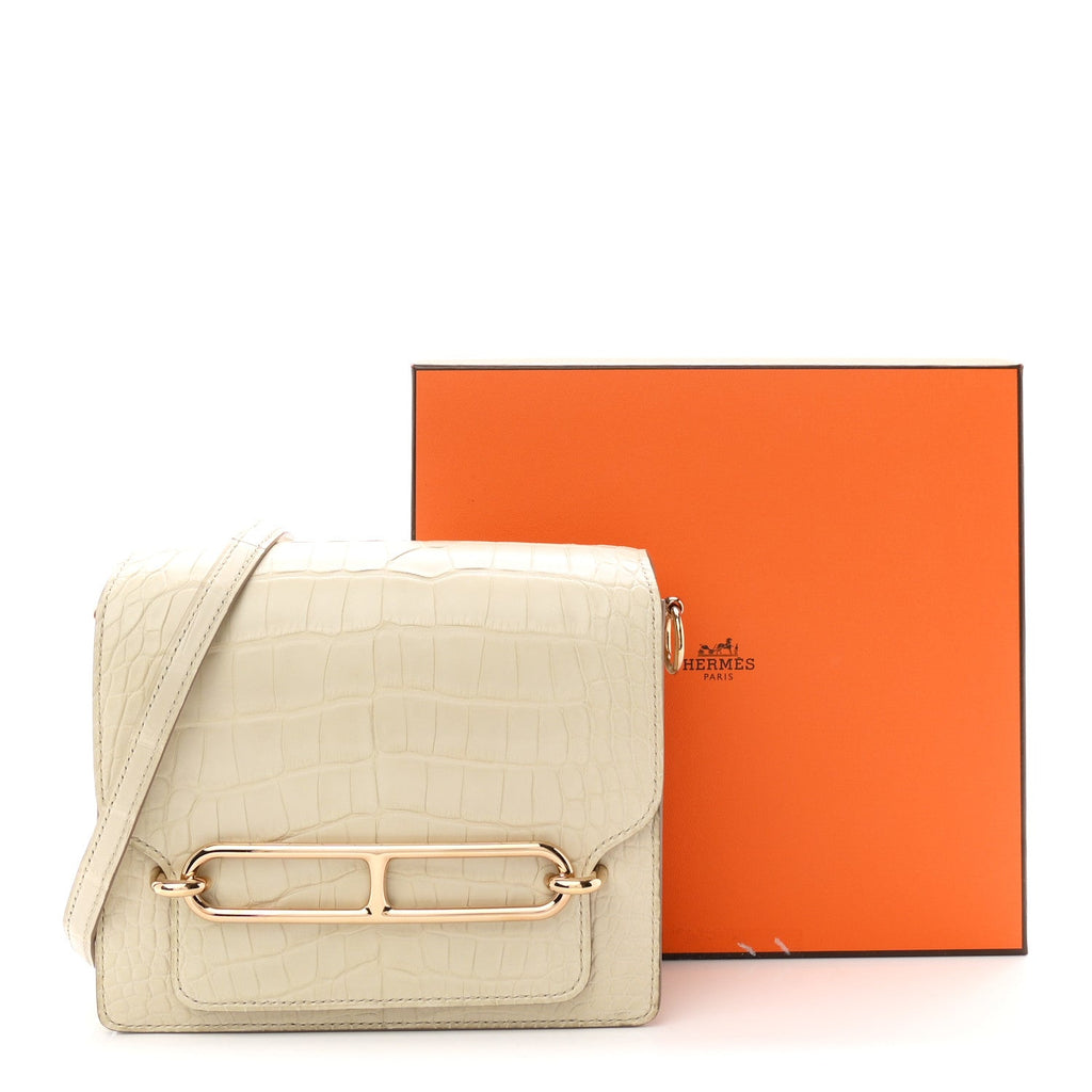 Matte Alligator Mini Sac Roulis Beton